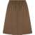 Golden Goose Midi Skirt With Front Zipper BROWN