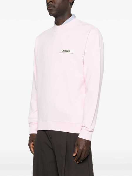 Bluze de trening JACQUEMUS Grosgrain Logo Sweatshirt PINK Barbati (BM 19723790) 3