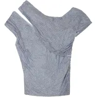 Rochii casual Asymmetrical Top With Rhinestones Femei