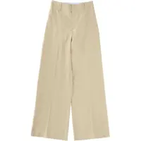 Pantaloni casual Linen Blend Tailored Pants Femei