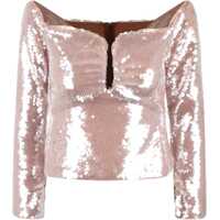 Bluze Sequined Sleeveless Top Femei