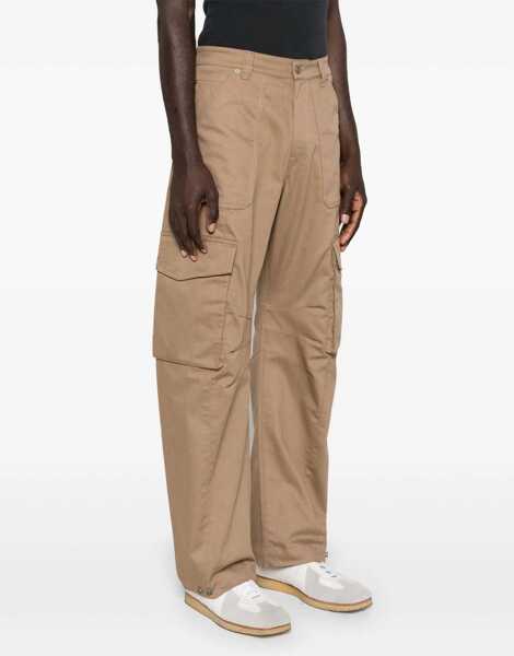 Pantaloni casual Golden Goose Cargo Pants With Logo BROWN Barbati (BM 19723874) 3