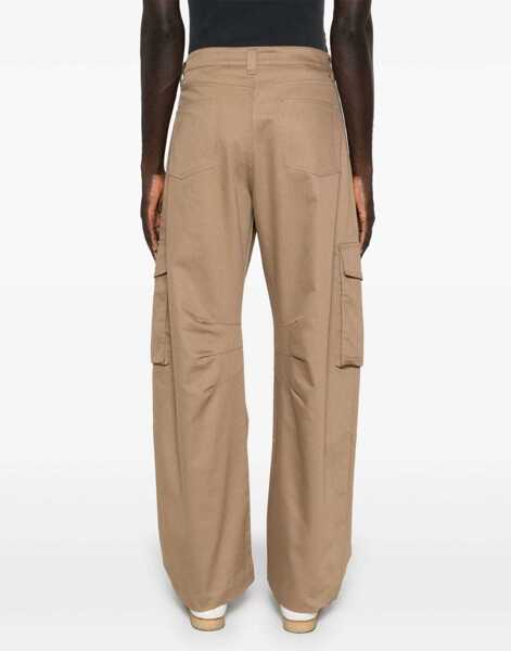 Pantaloni casual Golden Goose Cargo Pants With Logo BROWN Barbati (BM 19723874) 4