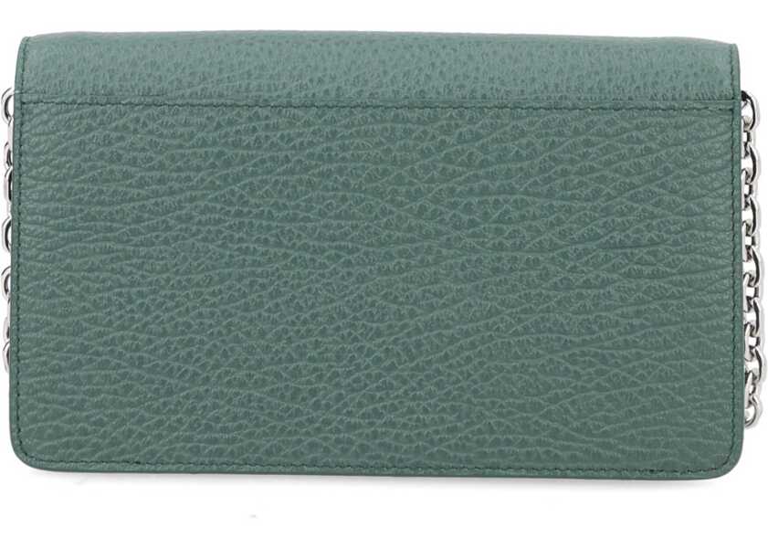 Portofele Maison Margiela Four Stitches Wallet With Chain GREEN Barbati (BM 19723883) 3