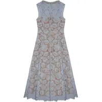 Rochii Self-Portrait Dama - Rochii casual Self-Portrait Lace Midi Dress BLUE Femei (BM 19723886) - B-mall.ro