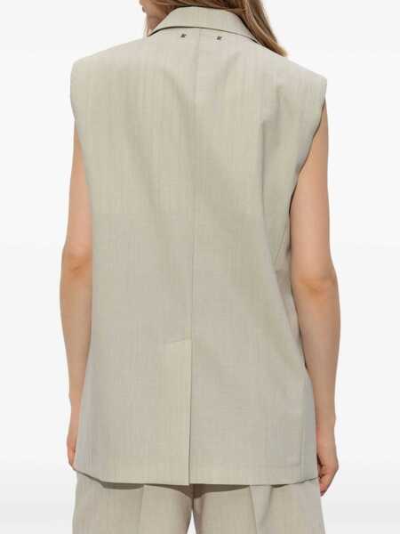 Veste Golden Goose Wool Vest BEIGE Barbati (BM 19723907) 4