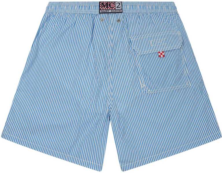 Bermude Mc2 Saint Barth Patmos Swimsuit BLUE Barbati (BM 19723934) 2