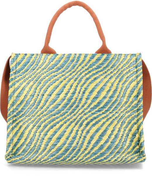 Genti de mana Marni Tote Bag With Logo GREEN Femei (BM 19723946) 3