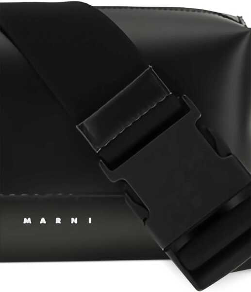 Genti de mana Marni Pouch With Logo BLACK Barbati (BM 19723955) 4