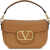 Valentino Garavani Vlogo Shoulder Bag ALMOND BEIGE/MULTICOLOR