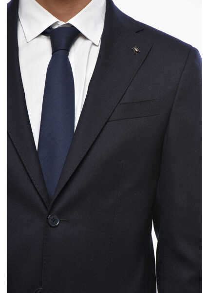Costume CORNELIANI Cc Collection Virgin Wool Suit With Notch Lapel Blue Barbati (BM 19724189) 3