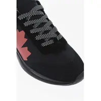 Sneakers DSQUARED2 pentru Barbati - Sneakers DSQUARED2 Technical Fabric Fly Low-Top Sneakers With Contrasting Detai Black Barbati (BM 19724198) - B-mall.ro