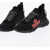DSQUARED2 Technical Fabric Fly Low-Top Sneakers With Contrasting Detai Black