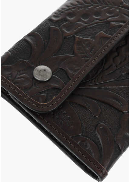 Portofele DSQUARED2 Leather Wallet With Removable Strap Brown Barbati (BM 19724204) 3