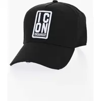 Caciuli Icon Cotton Gabardine Cap With Embossed Embroidery Barbati