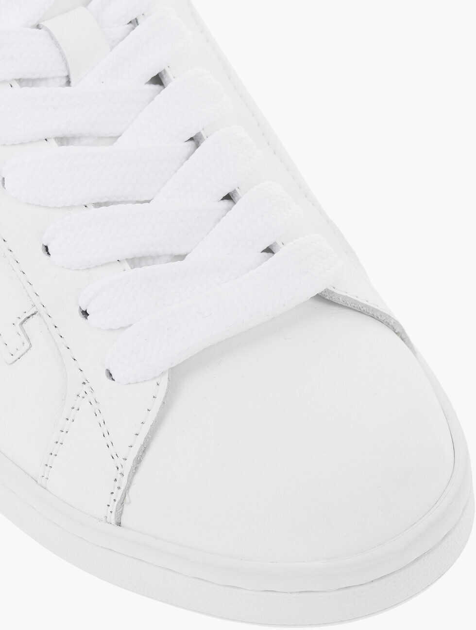 Sneakers DSQUARED2 Leather Boxer Low-Top Sneakers White Barbati (BM 19724219) 4