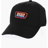 Caciuli Cotton Gabardine Game Service Cap With Embossed Monogram Barbati