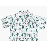 Camasi casual Short Sleeved Shirt With Aliens Print Fete