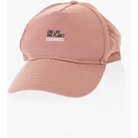 Caciuli One Life One Planet Organic Cotton Cap With Print Barbati