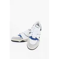 Sneakers Leather Spiker Low Top Sneakers With Embroidered Details Barbati