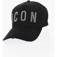Caciuli Icon Solid Color Cap With Studded Detail Barbati