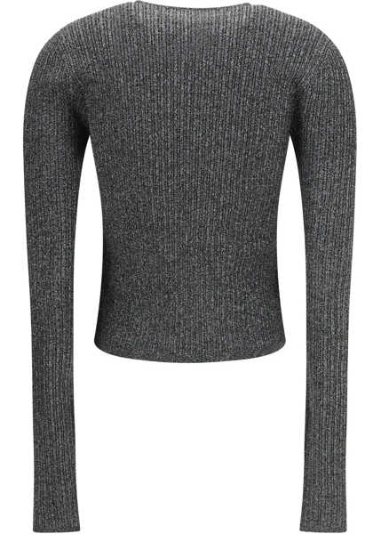 Cardigane AMIRI Lurex Cardigan BLACK Femei (BM 19724393) 2