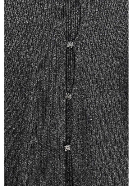 Cardigane AMIRI Lurex Cardigan BLACK Femei (BM 19724393) 3