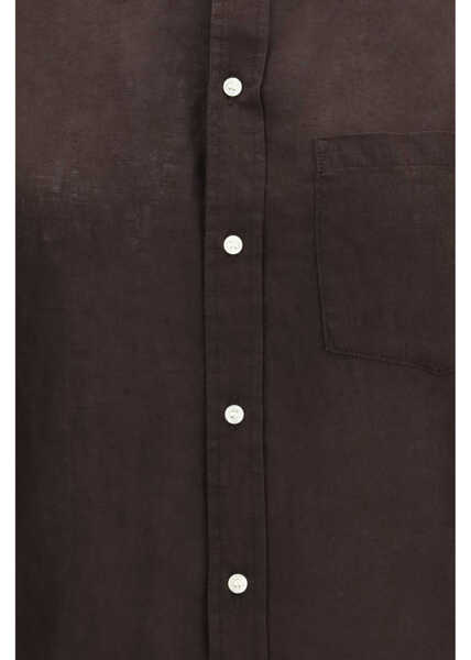 Camasi casual CITIZENS OF HUMANITY Kayla linen Shirt CHOCO Femei (BM 19724396) 3