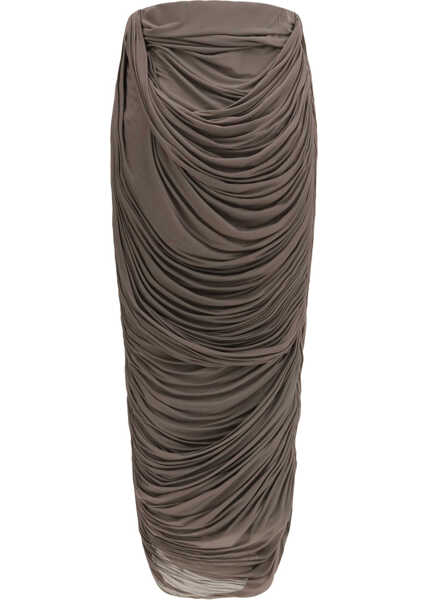 Fuste Magda Butrym RE26 SKIRT 09 BROWN BROWN Femei (BM 19724414) 2