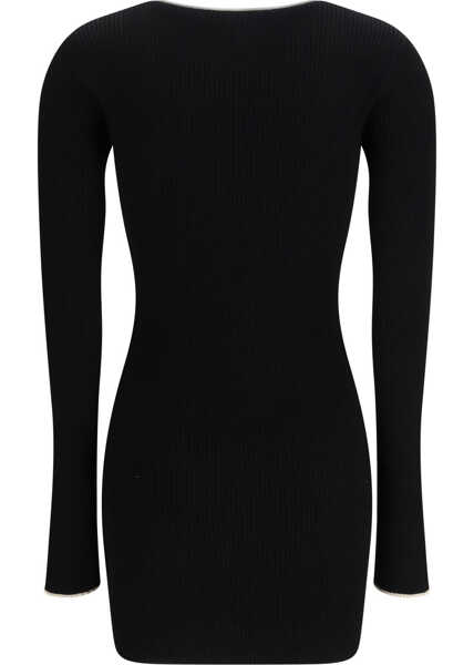 Rochii AMIRI Short fitted Dress BLACK Femei (BM 19724417) 2