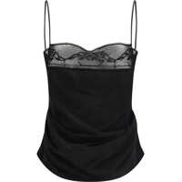 Topuri Silk draped Top Femei