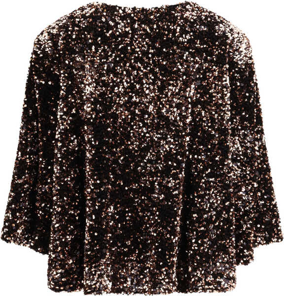 Bluze EllA Sequined Blouse BRONZO Femei (BM 19724438) 2
