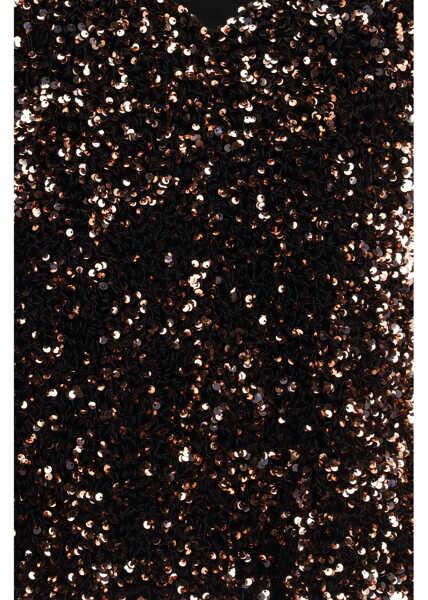 Bluze EllA Sequined Blouse BRONZO Femei (BM 19724438) 3