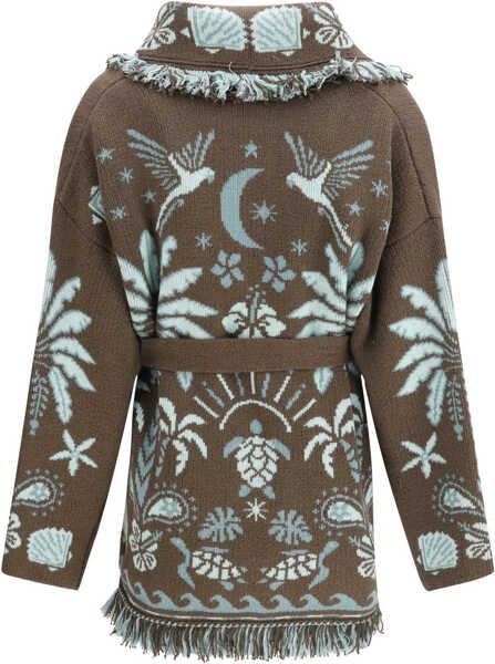 Cardigane ALANUI Echoes Of The Island Cardigan BROWN  CYA Femei (BM 19724444) 2