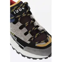 Sneakers DSQUARED2 pentru Barbati - Sneakers DSQUARED2 Technical Fabric And Leather Free Sneakers With Running Sole Multicolor Barbati (BM 19724483) - B-mall.ro