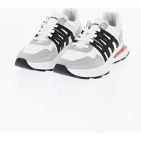 Sneakers Leather And Nylon Slash Low Top Sneakers With Contrasting De Barbati