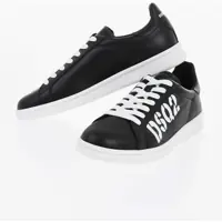 Sneakers Leather Boxer Low-Top Sneakers With Contrasting Monogram Barbati