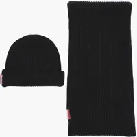 Caciuli Ribbed Wool Scarf And Beanie Set Barbati
