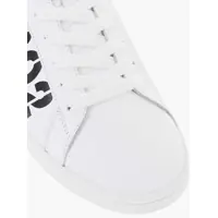Sneakers DSQUARED2 pentru Barbati - Sneakers DSQUARED2 Leather Boxer Low-Top Sneakers With Contrasting Monogram Black & White Barbati (BM 19724507) - B-mall.ro