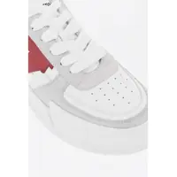 Sneakers DSQUARED2 pentru Barbati - Sneakers DSQUARED2 Leather Canadian Low Top Sneakers With Suede Details White Barbati (BM 19724519) - B-mall.ro