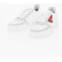 Sneakers Leather Canadian Low Top Sneakers With Suede Details Barbati
