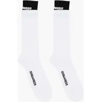 Sosete Ribbed Long Socks With Contrasting Detail Barbati
