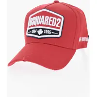 Caciuli Solid Color Cap With Embossed Logo Barbati