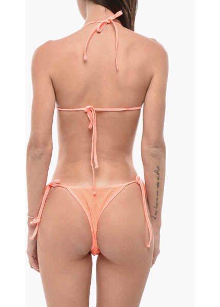 Bikini REINA OLGA Solid Color La Volpe Wave Bikini Orange Femei (BM 19724537) 2