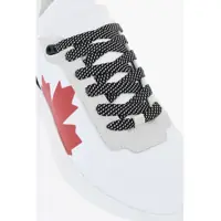 Sneakers DSQUARED2 pentru Barbati - Sneakers DSQUARED2 Technical Fabric Fly Low-Top Sneakers With Contrasting Detai White Barbati (BM 19724555) - B-mall.ro