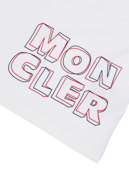 Tricouri Moncler SS T-SHIRT White Baieti (BM 19725339) 3