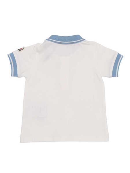 Tricouri Polo Moncler SS POLO White Baieti (BM 19725393) 2