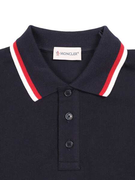 Tricouri Polo Moncler SS POLO Blue Baieti (BM 19725396) 3