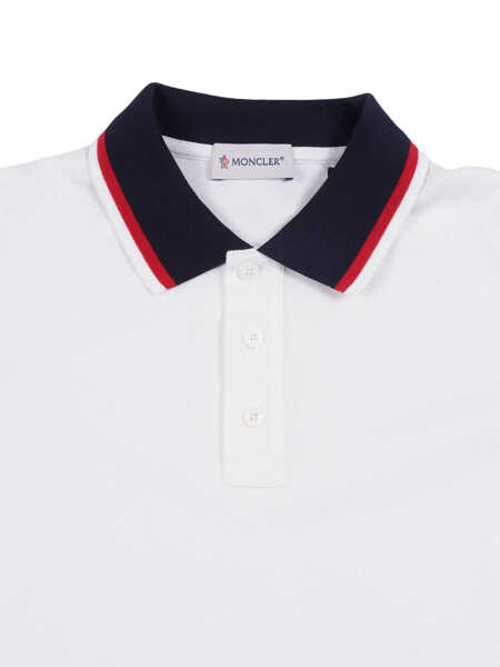 Tricouri Polo Moncler SS POLO White Baieti (BM 19725420) 3