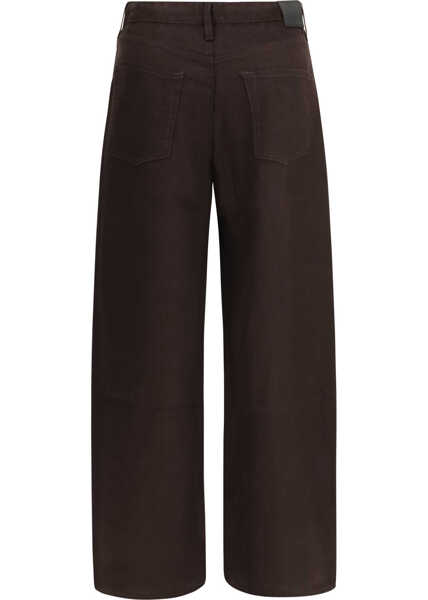 Pantaloni casual CITIZENS OF HUMANITY BRYNN DRAWSTRING TROUSER CHOCO Femei (BM 19725431) 2